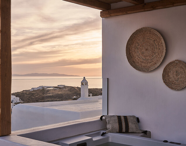 Helios Suite with Hot Tub and Sea View Terrace